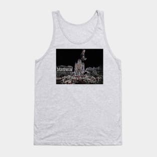 Dark Wicker Logo Tank Top